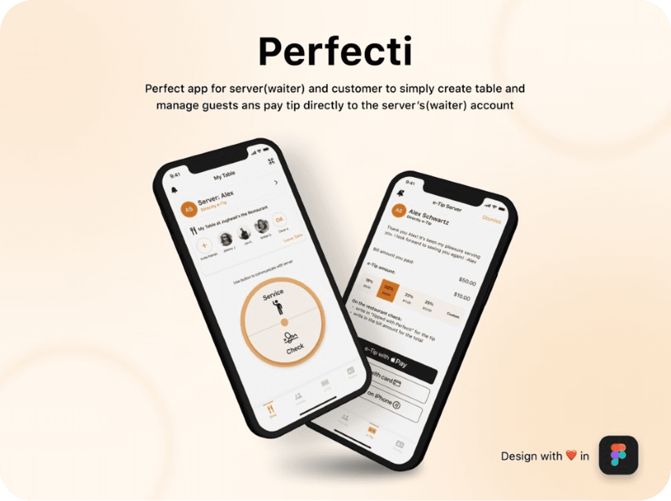 Perfecti mobile tipping app
