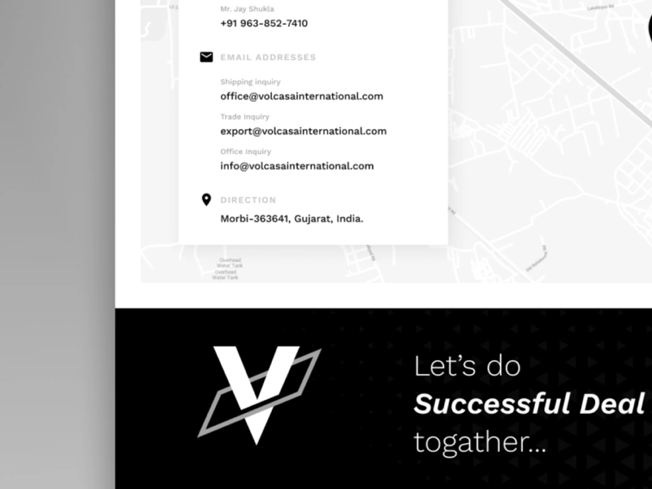 Volcasa International export markets