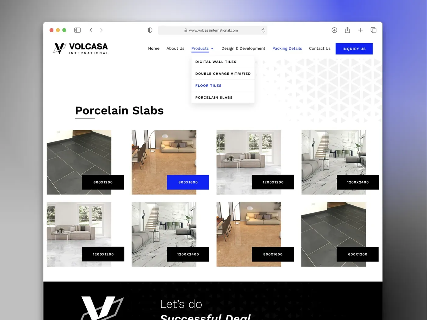 Volcasa International company website