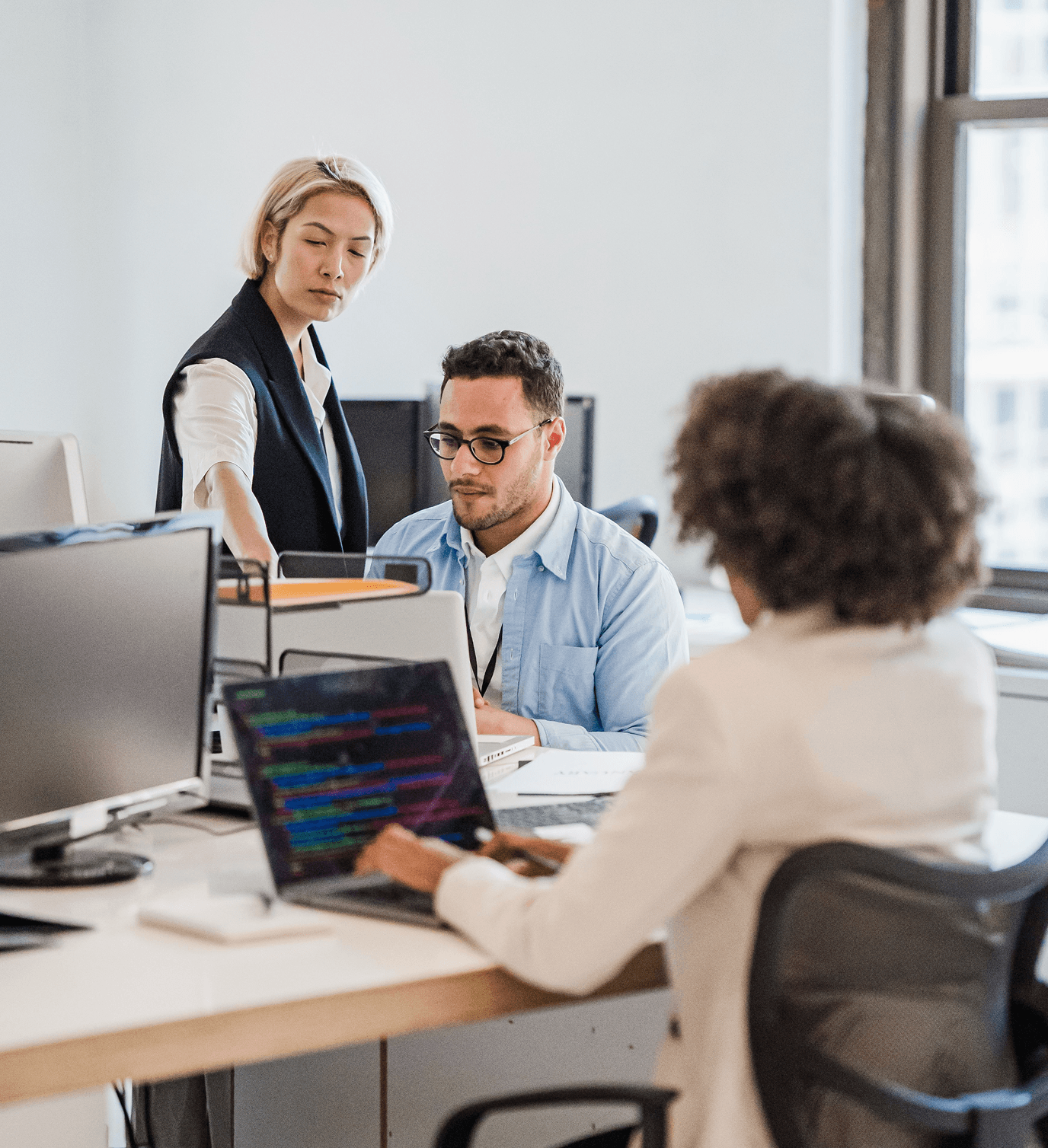 Team working together