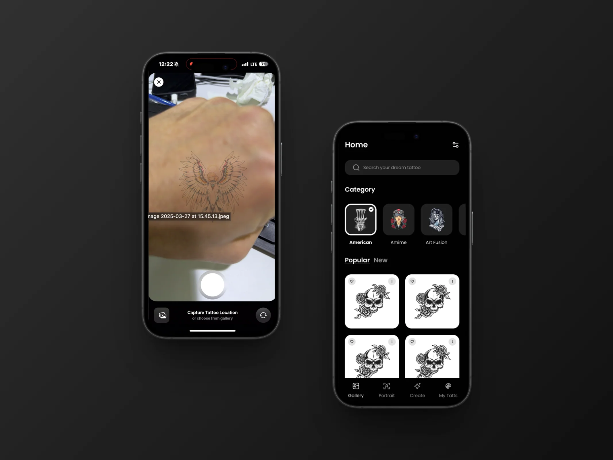 Tatoo design library
